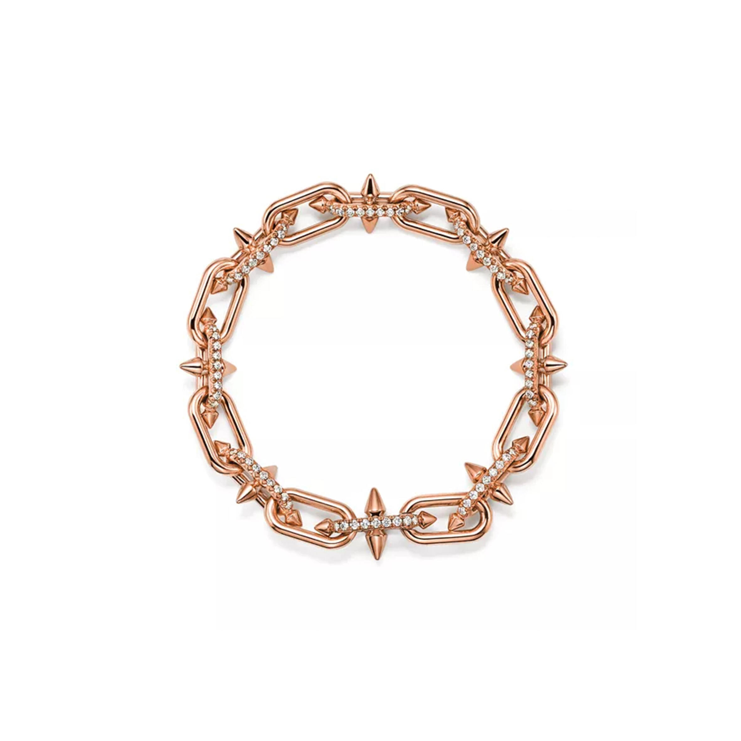 TIFFANY TITAN BY PHARRELL WILLIAMSBRACELET IN ROSE GOLD WITH DIAMONDS 75364334